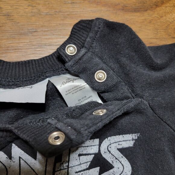 The Rolling Stones Infant Sweat Shirt Black "US Tour 78" - Size 18M - Picture 3 of 6